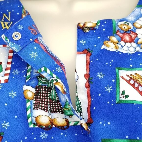 Christmas Snow Bears Scrub Jacket‎ - Picture 2 of 9
